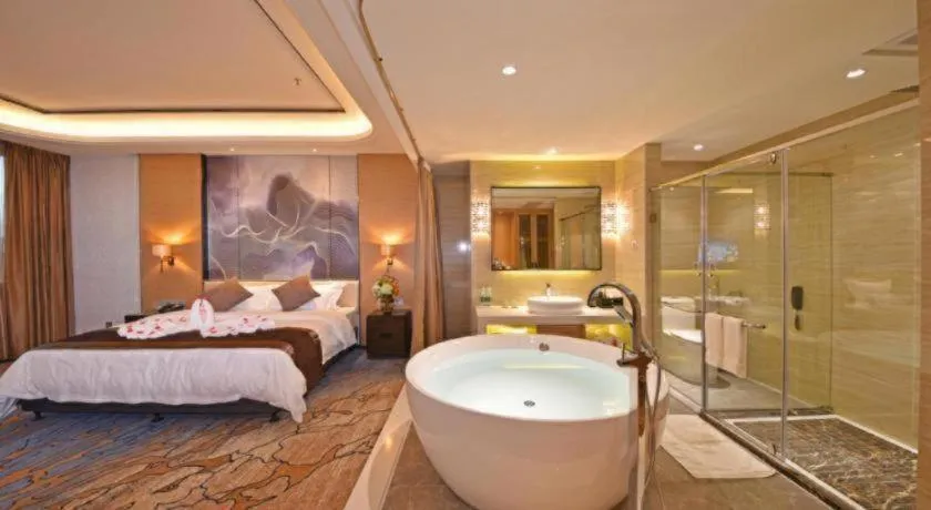 Bed in The Bmc Hotel