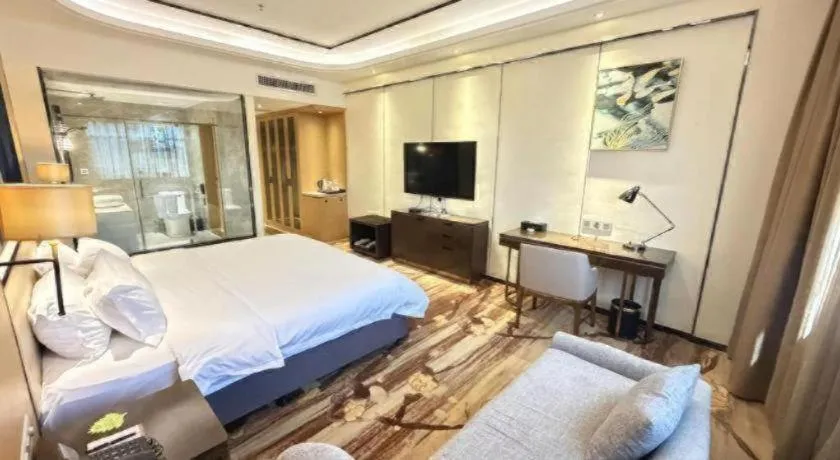 Bed in The Bmc Hotel