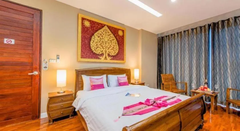 Bed in Dream Luxury Chiang Mai Pool Villa