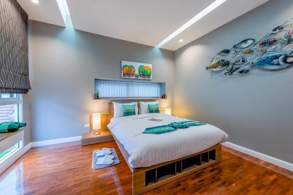 Bed in Dream Luxury Chiang Mai Pool Villa