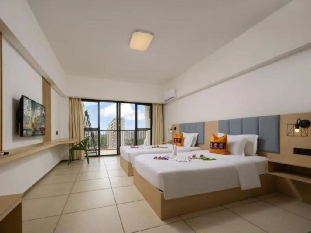 Bed in Yuhai International Resort Hotel