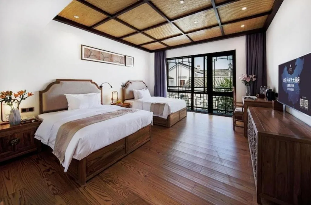 Bed in Maison New Century Nanxun Huzhou
