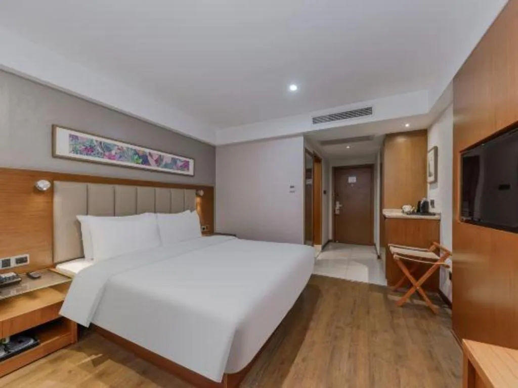 Bed in Yitel Hotel Shanghai Hongqiao Linkong Industrial Park Songhong Road Metro Station