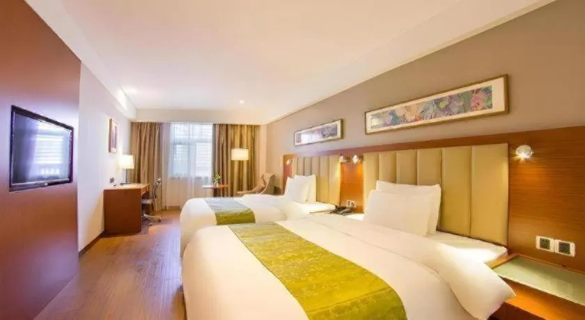 Bed in Yitel Hotel Shanghai Hongqiao Linkong Industrial Park Songhong Road Metro Station