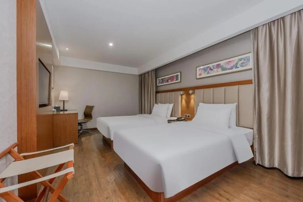 Bed in Yitel Hotel Shanghai Hongqiao Linkong Industrial Park Songhong Road Metro Station