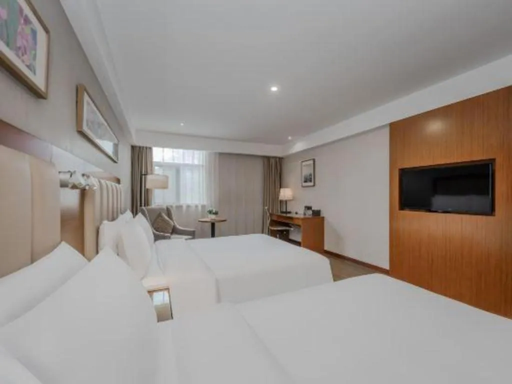 Bed in Yitel Hotel Shanghai Hongqiao Linkong Industrial Park Songhong Road Metro Station