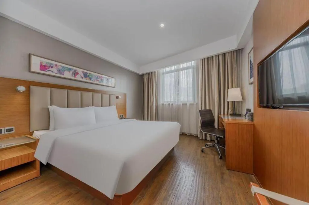 Bed in Yitel Hotel Shanghai Hongqiao Linkong Industrial Park Songhong Road Metro Station