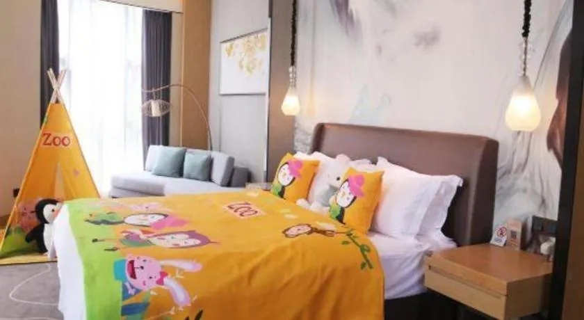 Bed in ZHONG DING HOTEL