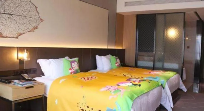 Bed in ZHONG DING HOTEL