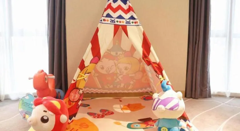 Bed in ZHONG DING HOTEL