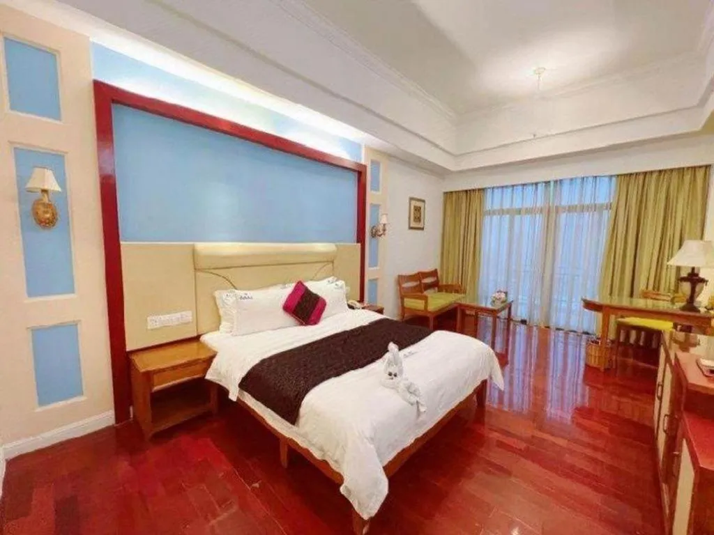 Bed in Shaoguan Palace International Resorts