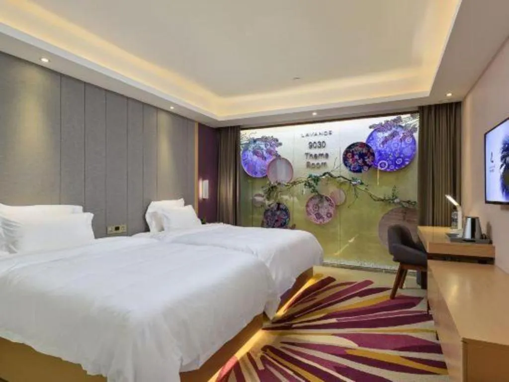 Bed in Lavande Hotels·Guangzhou Jiahe Wanggang Metro Station
