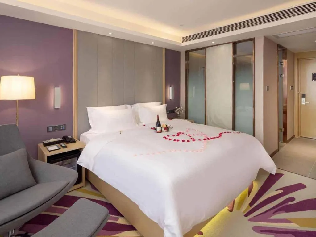 Bed in Lavande Hotels·Guangzhou Jiahe Wanggang Metro Station