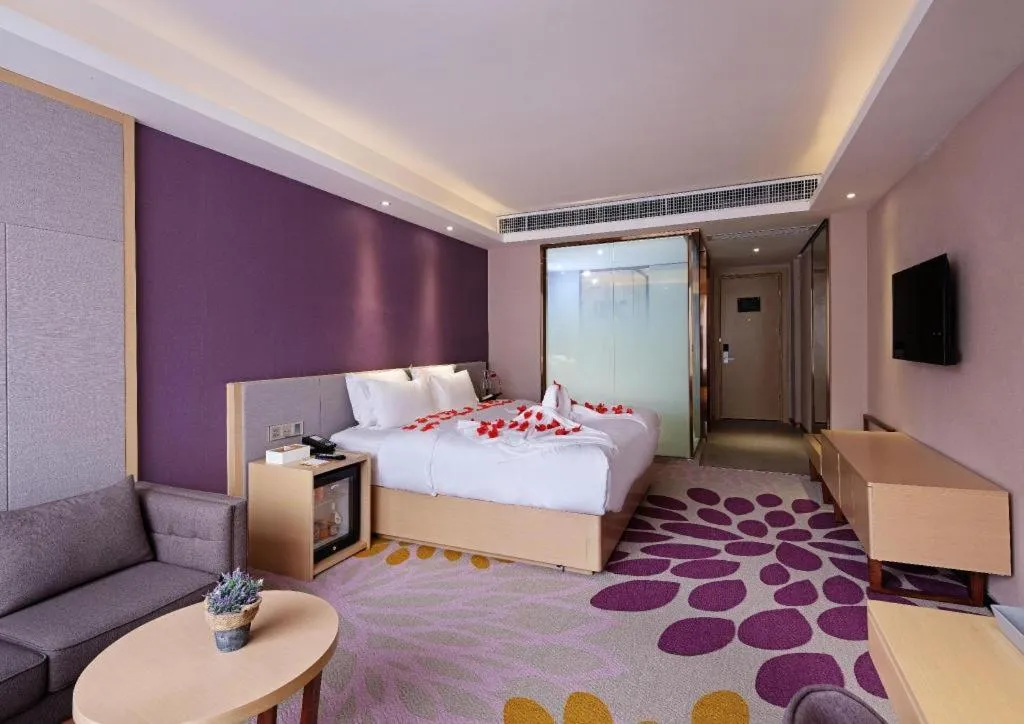 Bed in Lavande Hotels·Guangzhou Jiahe Wanggang Metro Station