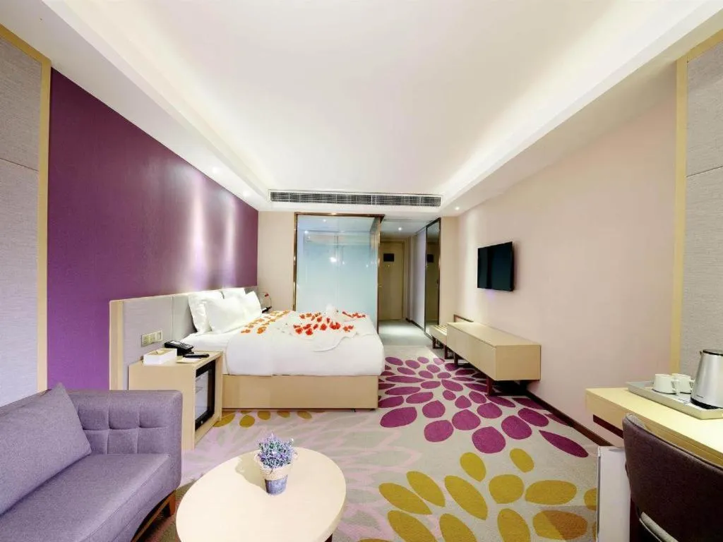 Bed in Lavande Hotels·Guangzhou Jiahe Wanggang Metro Station