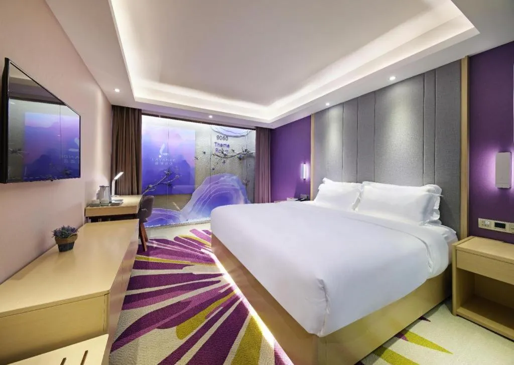 Bed in Lavande Hotels·Guangzhou Jiahe Wanggang Metro Station