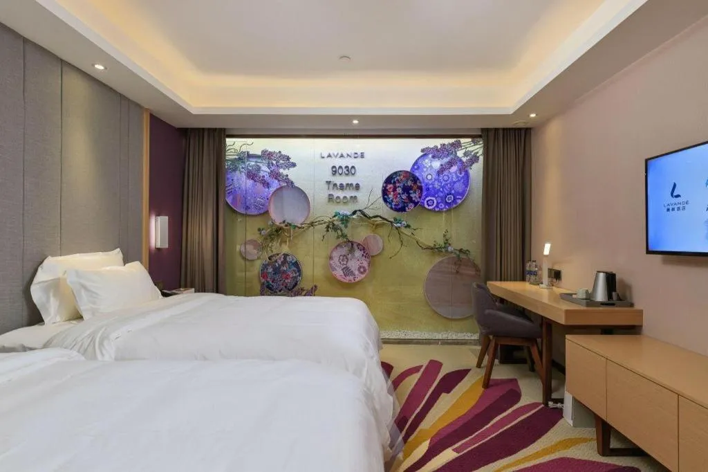 Bed in Lavande Hotels·Guangzhou Jiahe Wanggang Metro Station