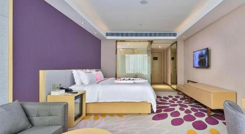 Bed in Lavande Hotels·Guangzhou Jiahe Wanggang Metro Station