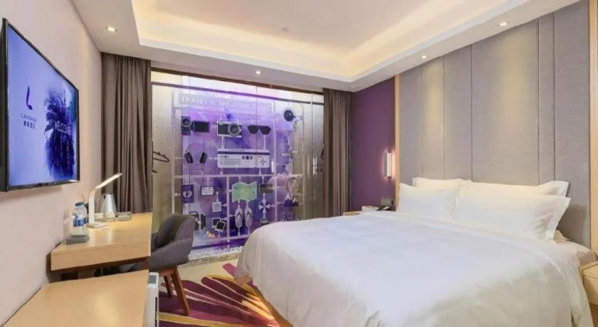 Bed in Lavande Hotels·Guangzhou Jiahe Wanggang Metro Station