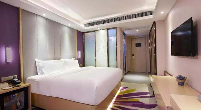 Bed in Lavande Hotels·Guangzhou Jiahe Wanggang Metro Station