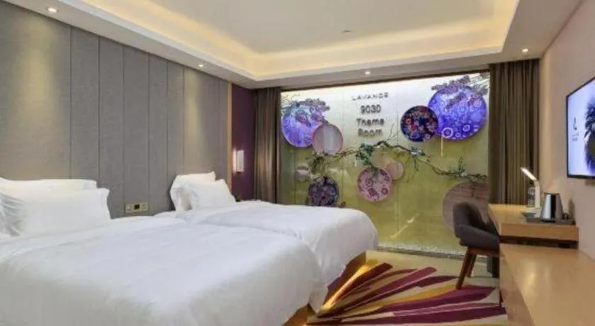 Bed in Lavande Hotels·Guangzhou Jiahe Wanggang Metro Station
