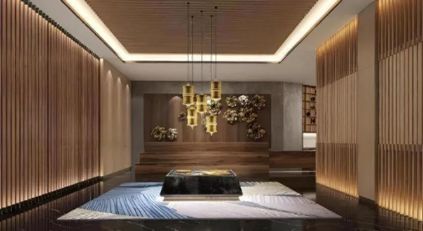 Bed in Metropolo Hotel YunNan Shangri-la Karma Dan Songzanlin Temple