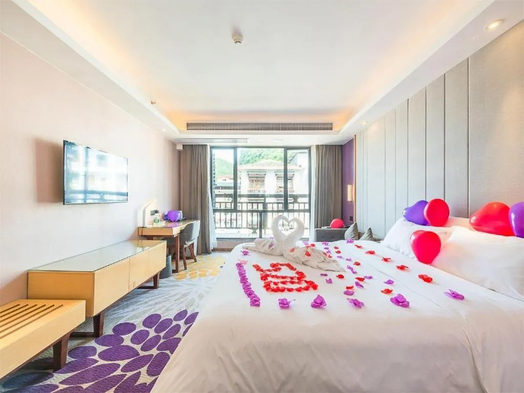 Bed in Lavande Hotel·Guilin Yangshuo Xi Street