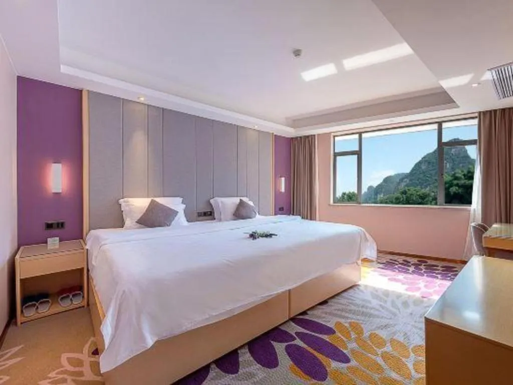 Bed in Lavande Hotel·Guilin Yangshuo Xi Street