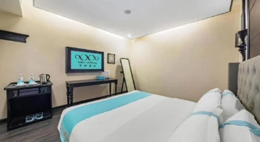 Bed in Xana Hotelle Lhasa Potala Palace Beijing Middle Road