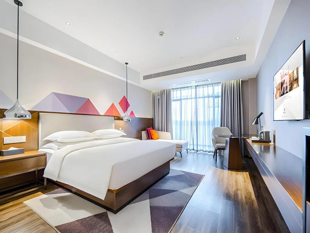 Bed in Borrman Hotel Nanning Railway Station