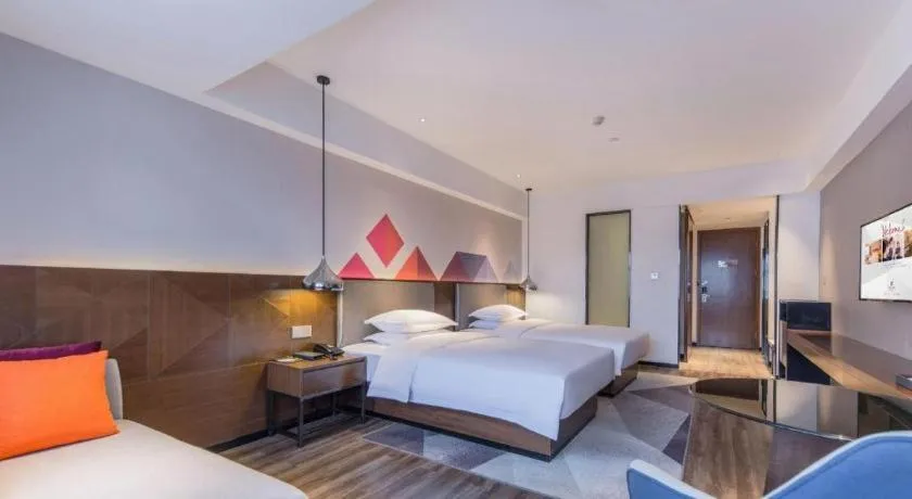 Bed in Borrman Hotel Nanning Railway Station