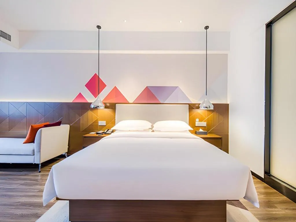 Bed in Borrman Hotel Nanning Railway Station