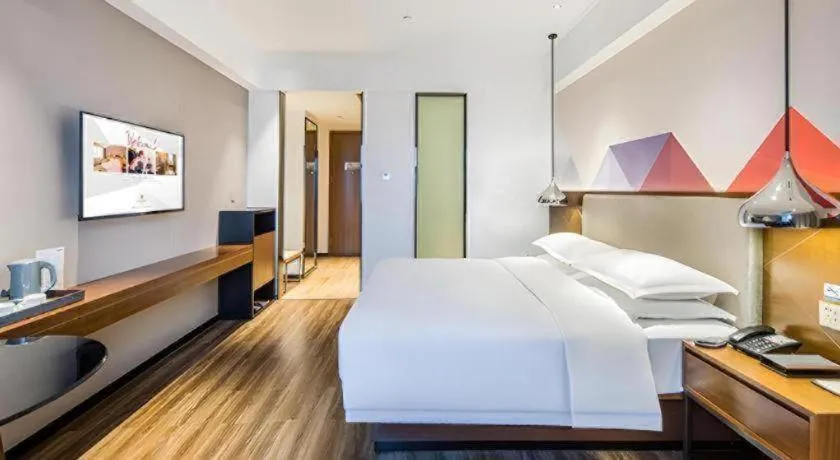 Bed in Borrman Hotel Nanning Railway Station