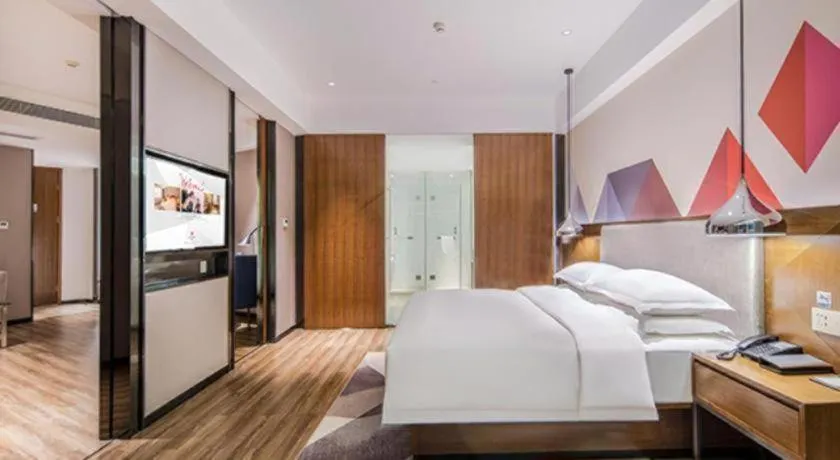 Bed in Borrman Hotel Nanning Railway Station