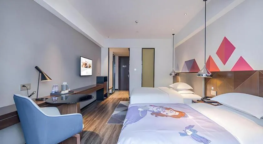 Bed in Borrman Hotel Nanning Railway Station