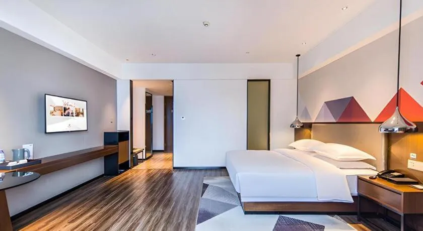 Bed in Borrman Hotel Nanning Railway Station