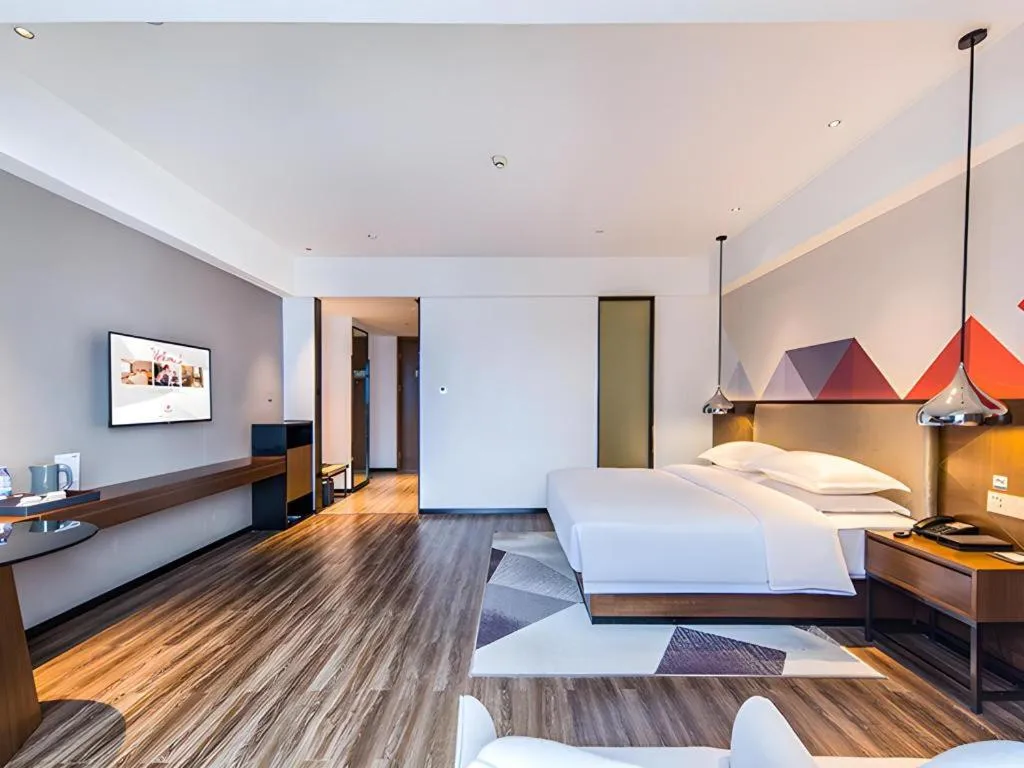 Bed in Borrman Hotel Nanning Railway Station