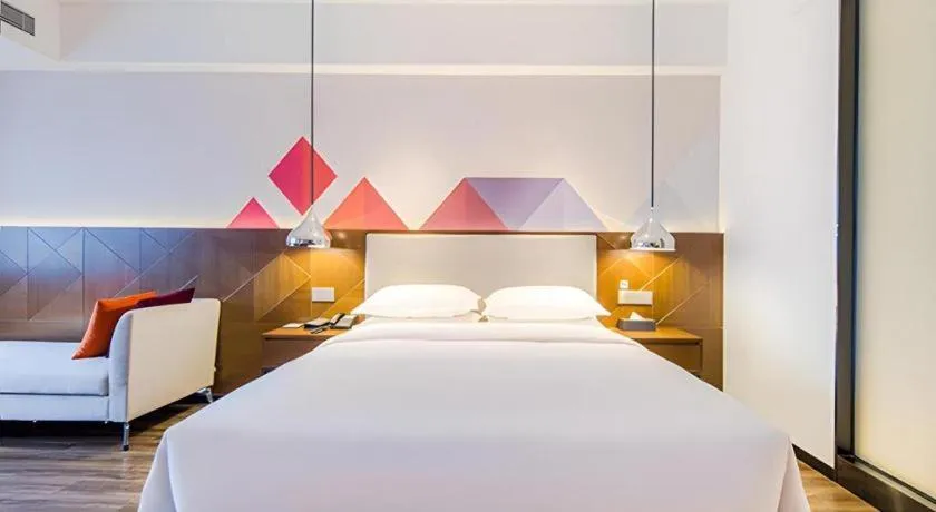 Bed in Borrman Hotel Nanning Railway Station