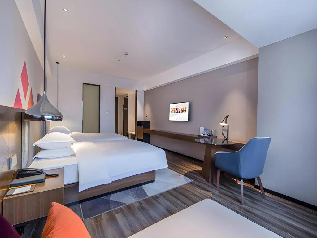 Bed in Borrman Hotel Nanning Railway Station