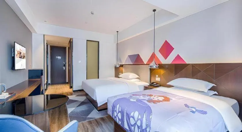 Bed in Borrman Hotel Nanning Railway Station