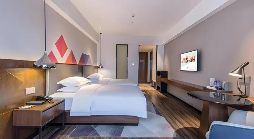 Bed in Borrman Hotel Nanning Railway Station