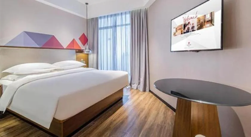 Bed in Borrman Hotel Nanning Railway Station