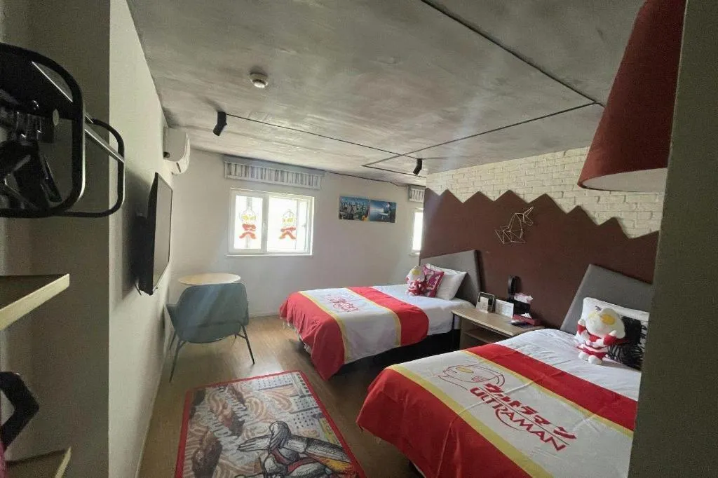 Bed in YUNIK-Shanghai Zhongshan Park Yan'an Xi Road