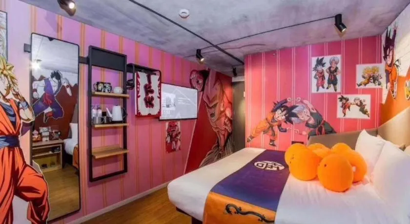 Bed in YUNIK-Shanghai Zhongshan Park Yan'an Xi Road