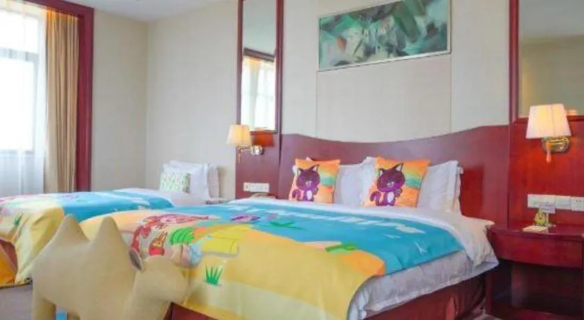 Bed in Longqi Jianguo Hotel Kunshan