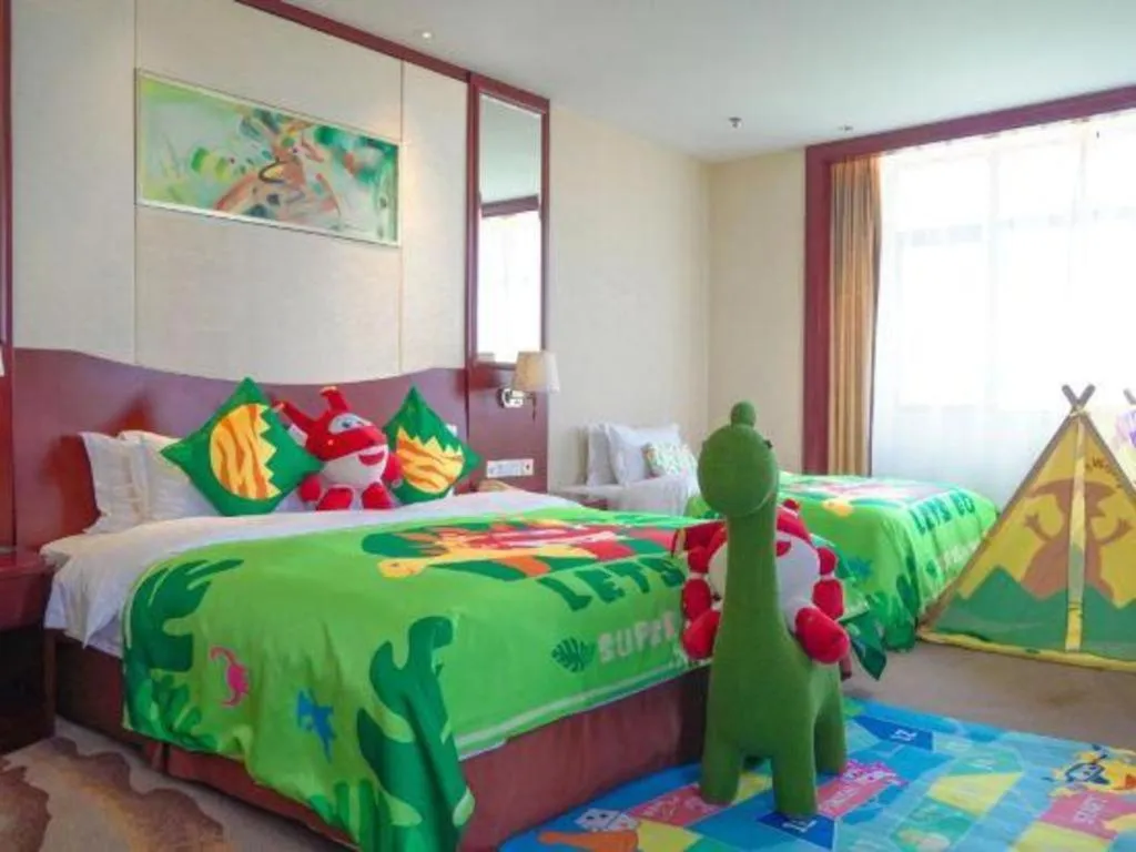 Bed in Longqi Jianguo Hotel Kunshan