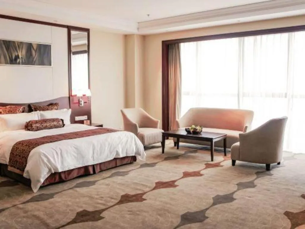 Bed in Longqi Jianguo Hotel Kunshan