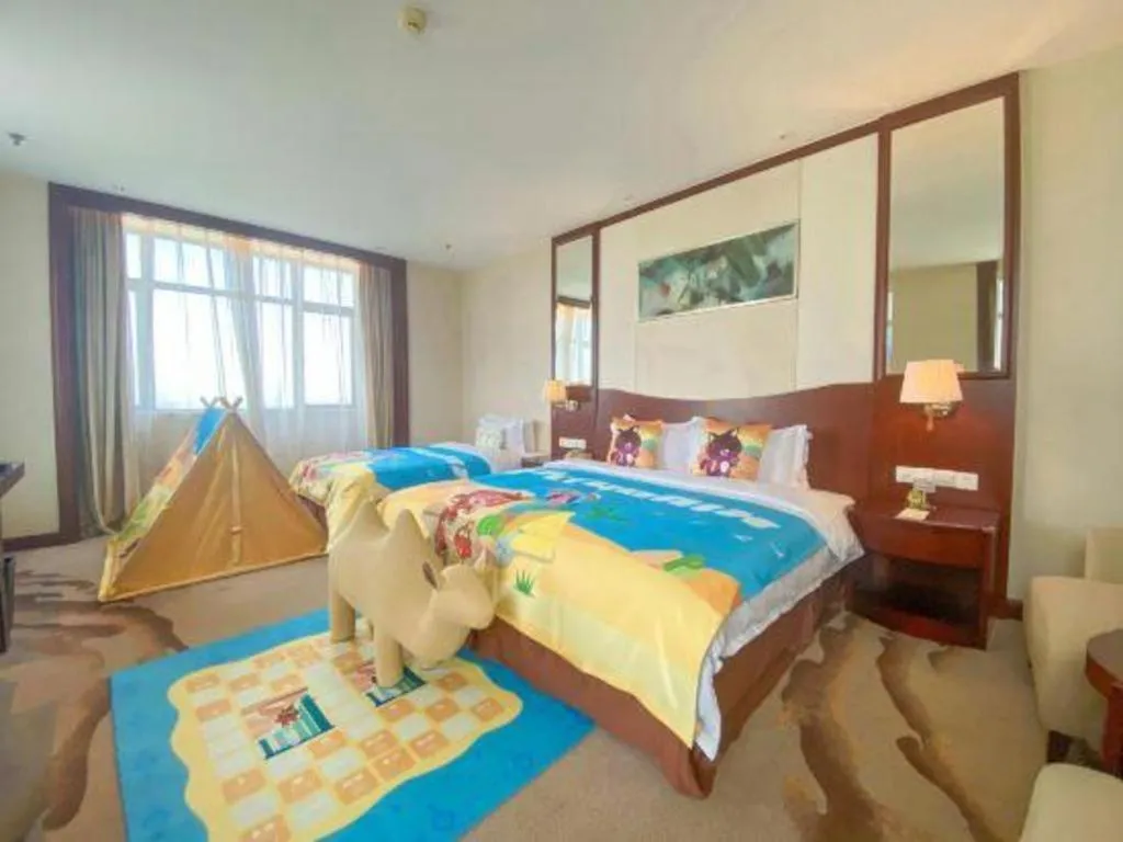 Bed in Longqi Jianguo Hotel Kunshan