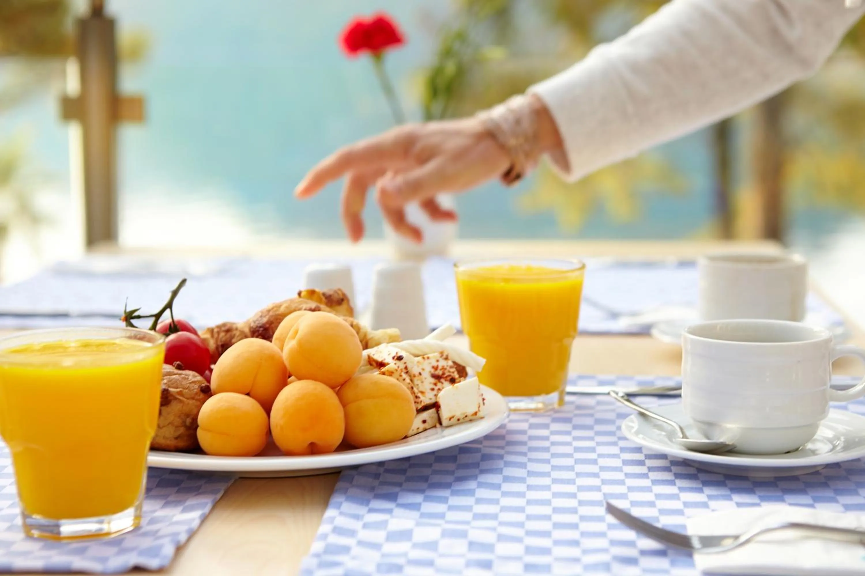 Food and drinks in Orka Lotus Beach