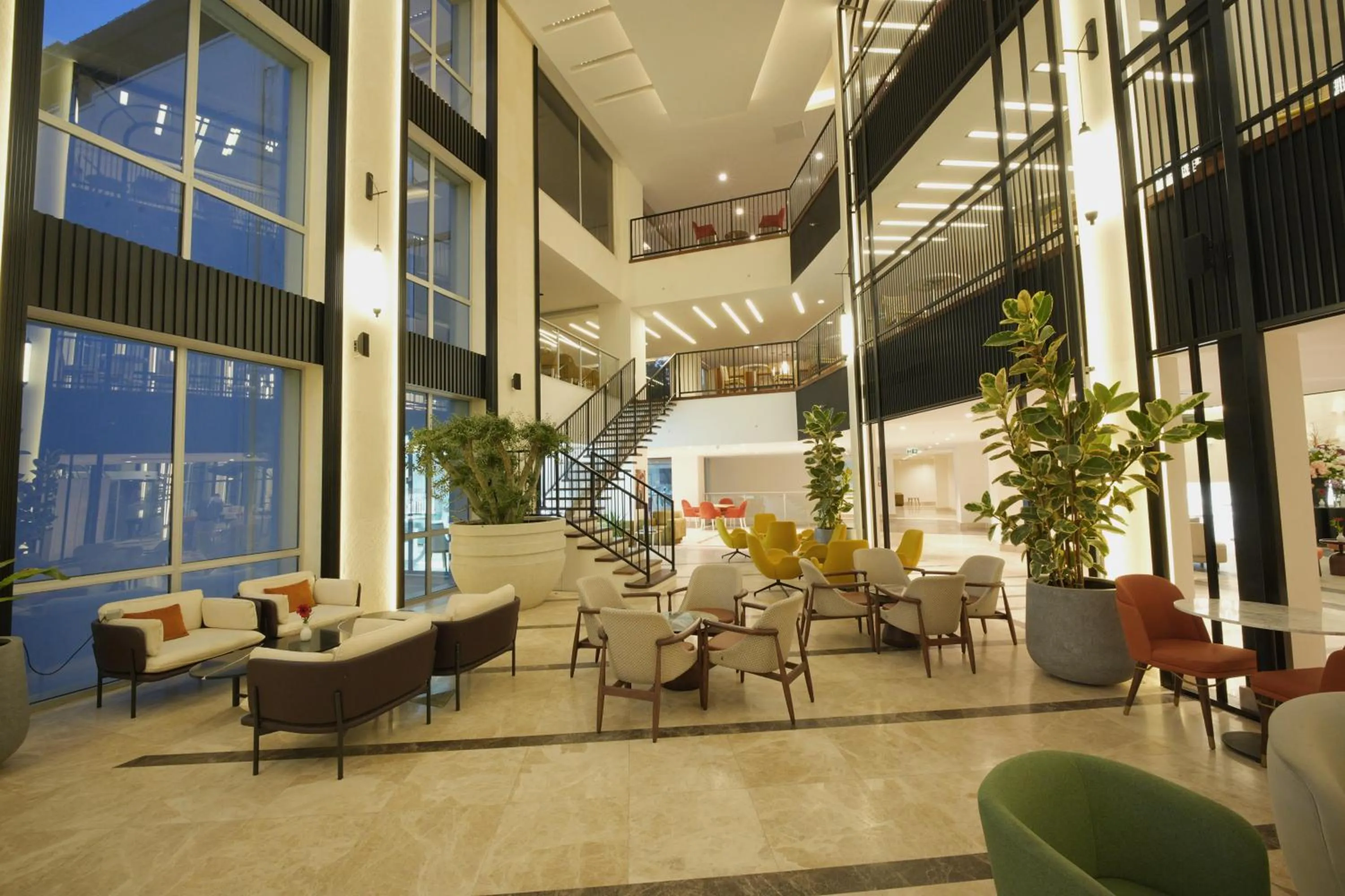 Lobby or reception in Orka Lotus Beach